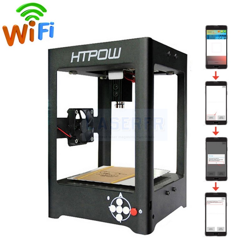 laser machine de gravure DIY wifi 1000mW