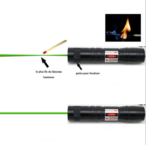 500mw lampe torche