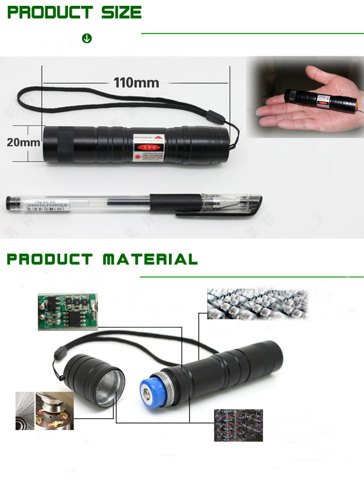 lumière de laser vert 500mw