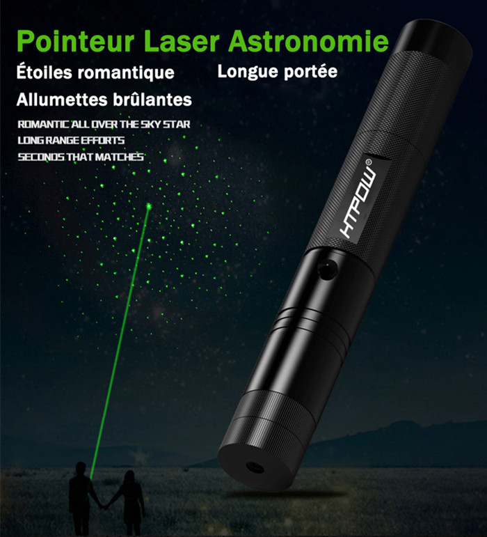 200mW Pointeur laser vert astronomie puissant pas cher