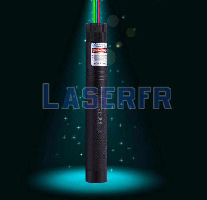 pointeur laser vert 1000mw et rouge rouge 500mw puissant 2 en 1 