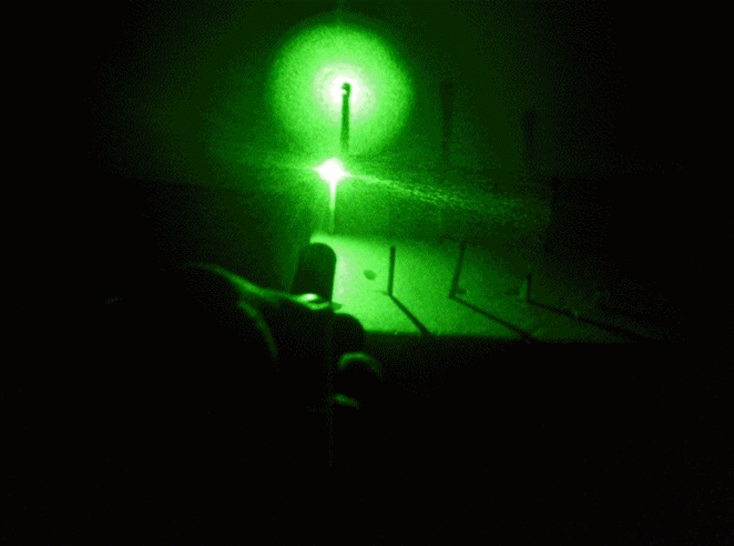 laser allumer les allumettes 