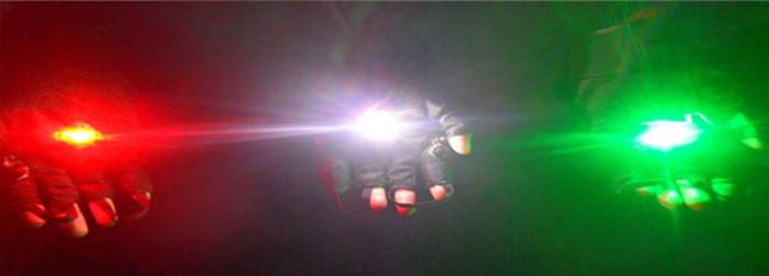 Gants laser vert dj 