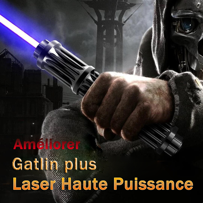 Pointeur laser version améliorée gatling
