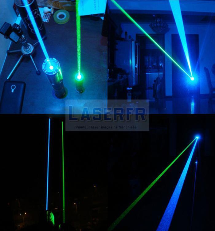 pointeur laser vert 200mW er bleu 7000mW