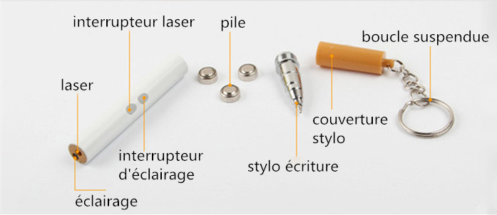 stylo laser multifonction