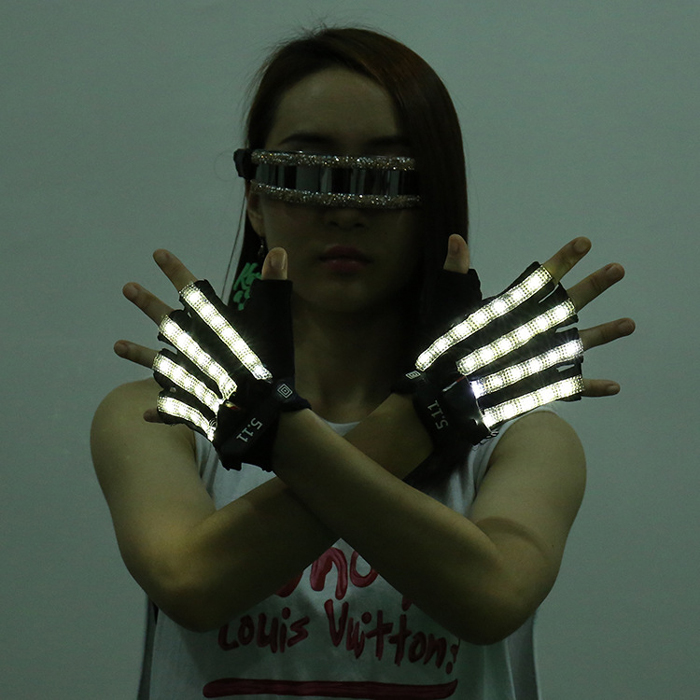 Gants de danse Led